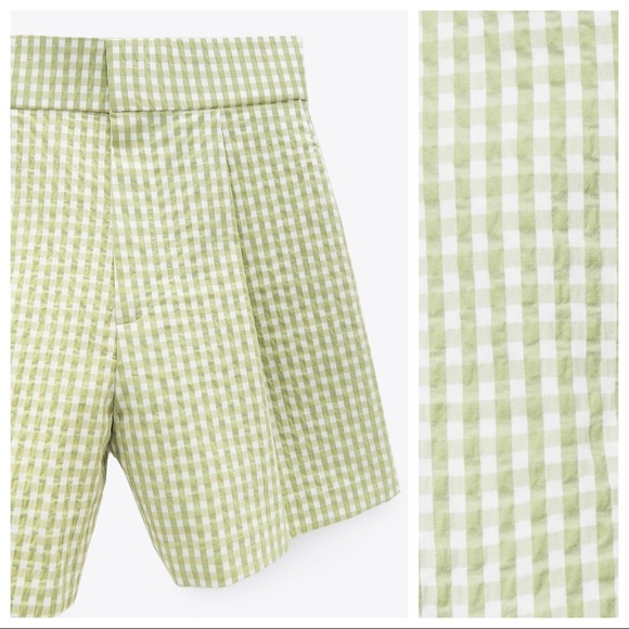 Quinn Short | Pistachio Gingham